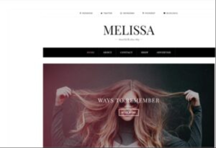 10 mejores plantillas para Blogger - Melissa