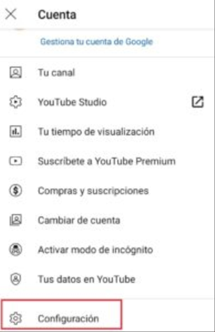 Cómo borrar mi historial de Youtube - Borrar el historial de YouTube desde el móvil