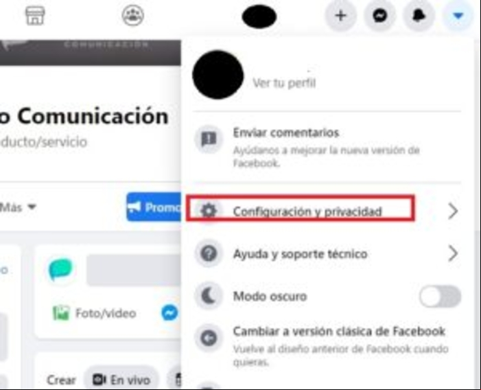 Cómo cambiar el correo de Facebook - Versión clásica de Facebook
