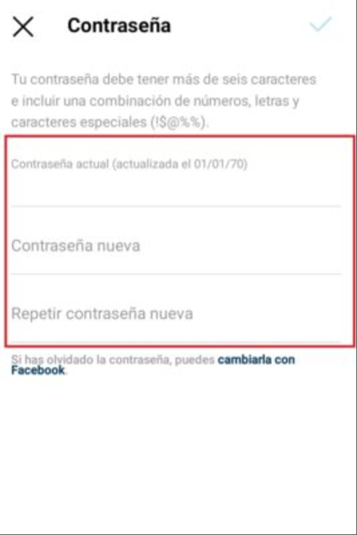 Cómo cambiar la contraseña de Instagram - Cambiar contraseña de Instagram desde Android / iOS 