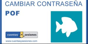 Cómo cambiar la contraseña de POF