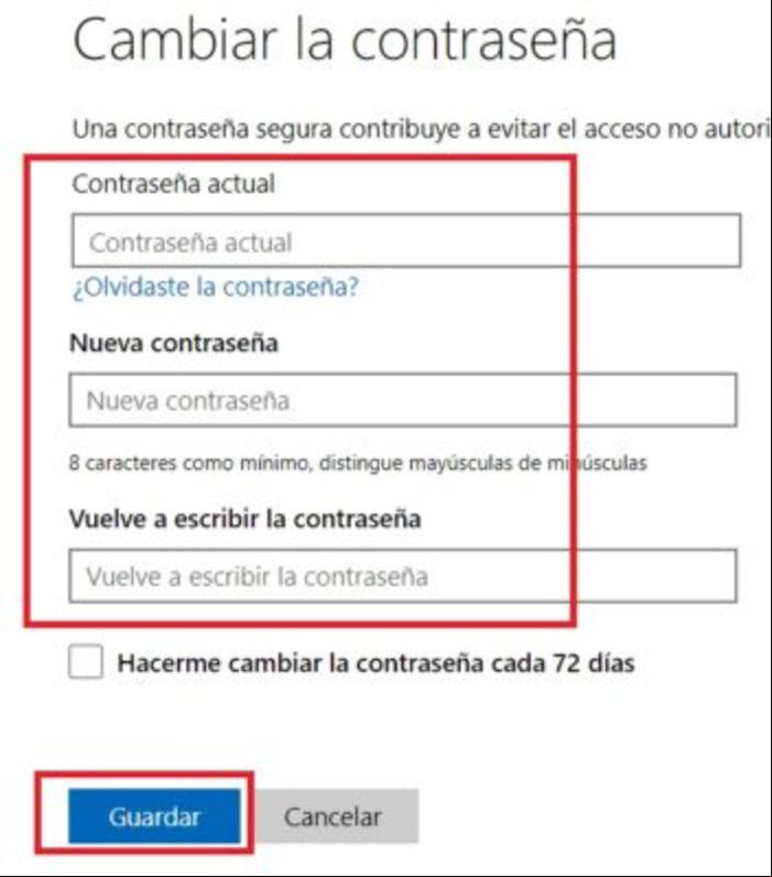 Cómo cambiar la contraseña de Skype - Cambiar la contraseña desde un ordenador/PC 