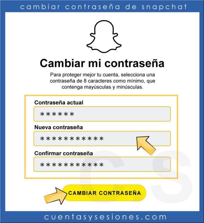 Cómo cambiar la contraseña de Snapchat - Cambiar contraseña de Snapchat desde la web oficial 