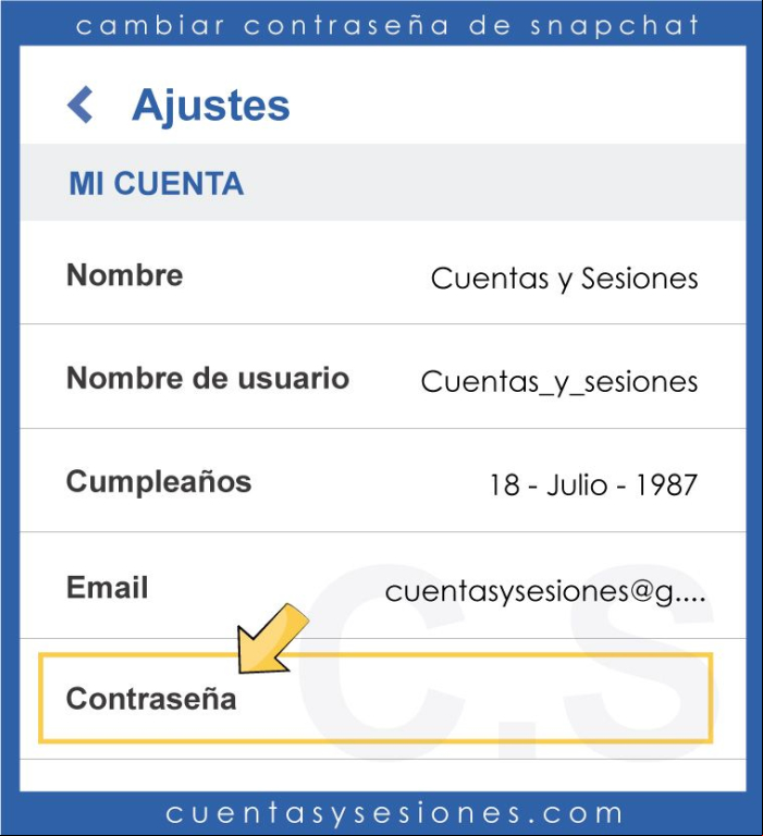 Cómo cambiar la contraseña de Snapchat - Cambiar contraseña de Snapchat desde Android / iOS 