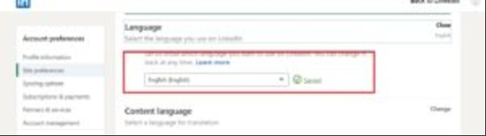Cómo cambiar Linkedin en español - Cambiar el perfil de Linkedin a otro idioma