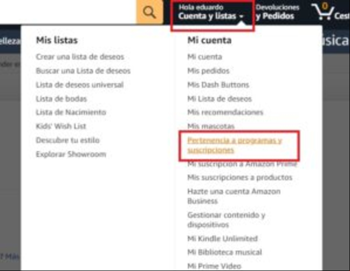 Cómo cancelar la suscripción de Amazon Prime o darte de baja - Desactivar la renovación automática en Amazon Prime