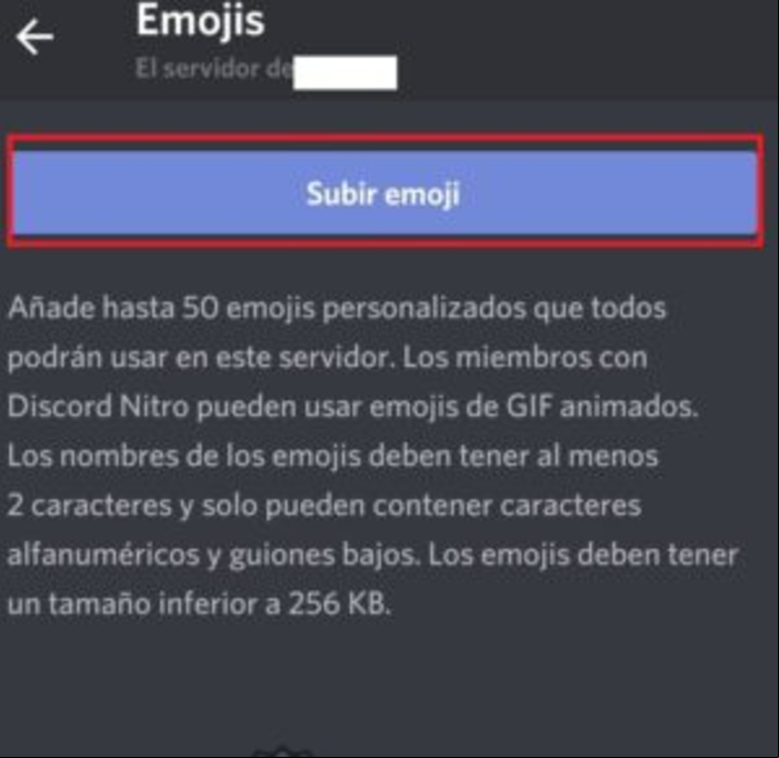 Cómo crear emojis para Discord - Crear emojis para Discord desde móvil o tablet