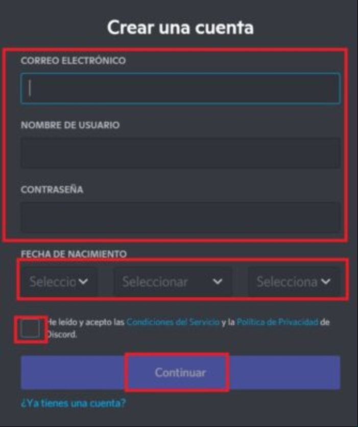 Cómo crear una cuenta en Discord gratis - Pasos para abrir una cuenta de Discord