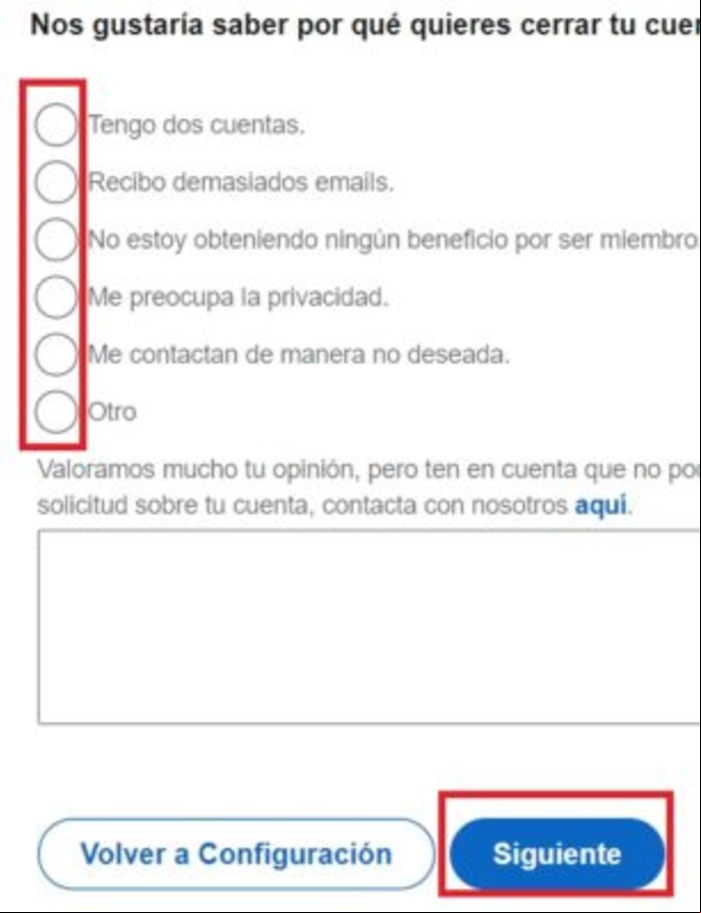 Cómo eliminar una cuenta de Linkedin definitivamente - Eliminar definitivamente mi cuenta de Linkedin