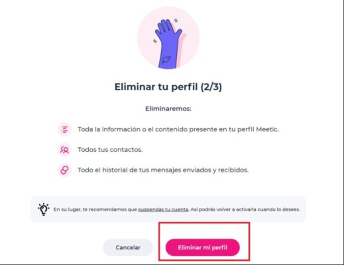 Cómo eliminar una cuenta de Meetic definitivamente - Eliminar definitivamente mi cuenta de Meetic