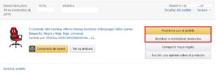 Cómo hacer una reclamación en Amazon - Realizar reclamación en Amazon desde la web