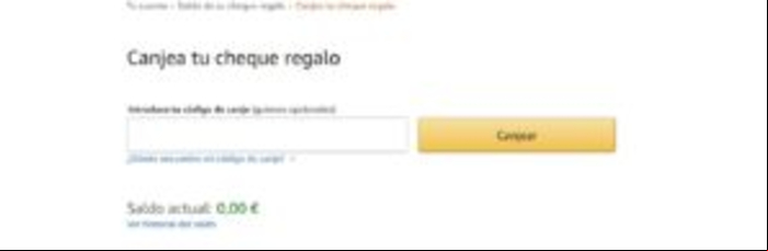 Cómo pagar con Paypal en Amazon - Esta es la solución quizá más rápida, aunque conlleva sus riesgos, ya que tendrás que encontrar sitios web fiables que te vendan tarjetas regalo precargadas para utilizarlas en Amazon.  Las webs que puedes utilizar, por ejemplo, son Dundle, eGifter, y Recharge entre otros. Debes de ser cauto y tener en cuenta tu país a la hora de comprar la tarjeta, ya que por ejemplo, las de España solo te valdrán para Amazon.es, pero no para Amazon.com. Puedes entonces cargar el cheque regalo yendo a Mi cuenta > Cheques regalo. Solo debes introducir el código que te habrán enviado en la web donde has comprado la tarjeta regalo de Amazon. Después solo tendrás que ir al producto que quieres comprar y en los métodos de pago solamente deberás elegir pagar con cheque regalo dándole en 