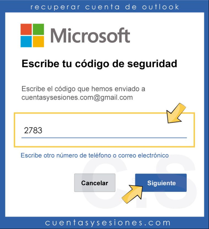 Cómo recuperar una cuenta de correo Outlook / Hotmail - Recuperar cuenta de correo de Outlook / Hotmail sin la dirección 