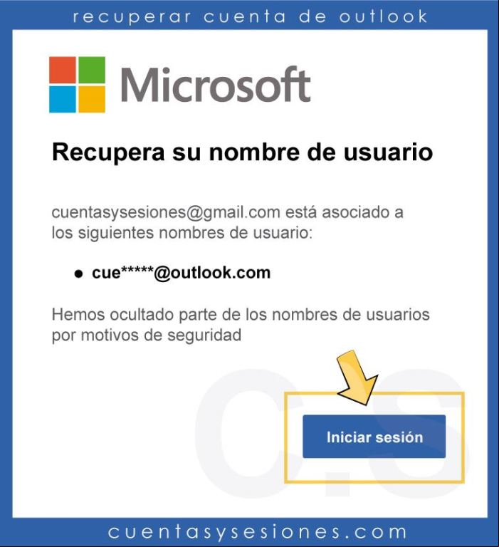 Cómo recuperar una cuenta de correo Outlook / Hotmail - Recuperar cuenta de correo de Outlook / Hotmail sin la dirección 