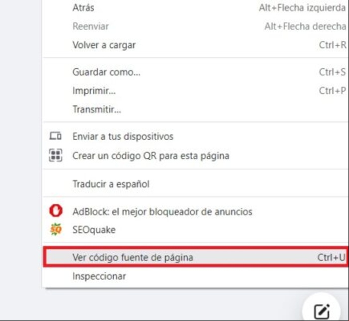Cómo saber quién ve o visita mi perfil en Facebook - Mirando el código fuente