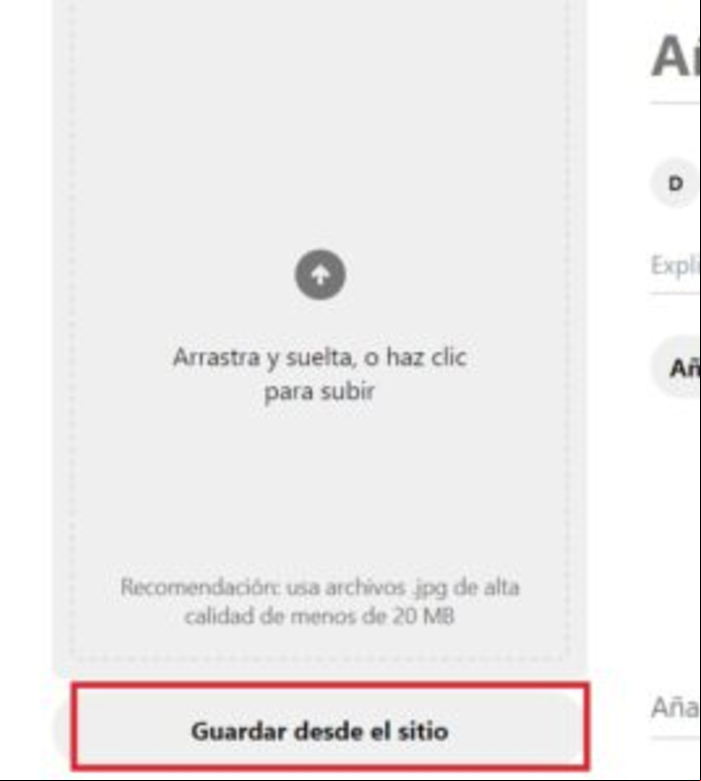 Cómo subir fotos a Pinterest - Cómo subir fotos  Pinterest desde Internet