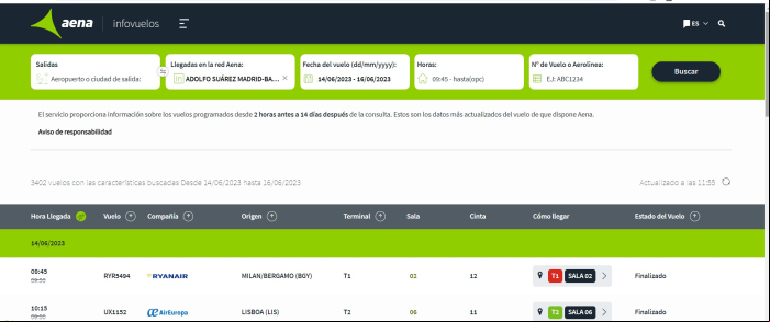 Infovuelos AENA: Consulta el estado de cualquier vuelo - Cómo Usar Infovuelos AENA para Consultar el Estado de un Vuelo