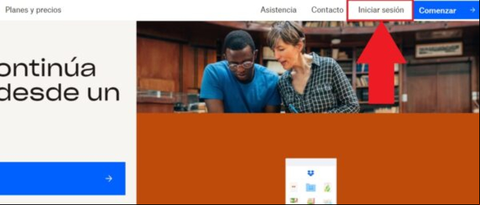Iniciar sesión y entrar en Dropbox - Iniciar sesión en Dropbox desde un navegador web 