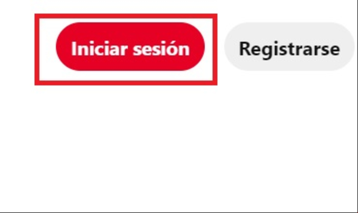 Iniciar sesión y entrar en Pinterest - Iniciar sesión en Pinterest desde un navegador web